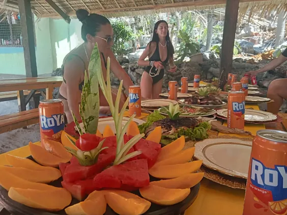 Fresh lunch on Coron tour